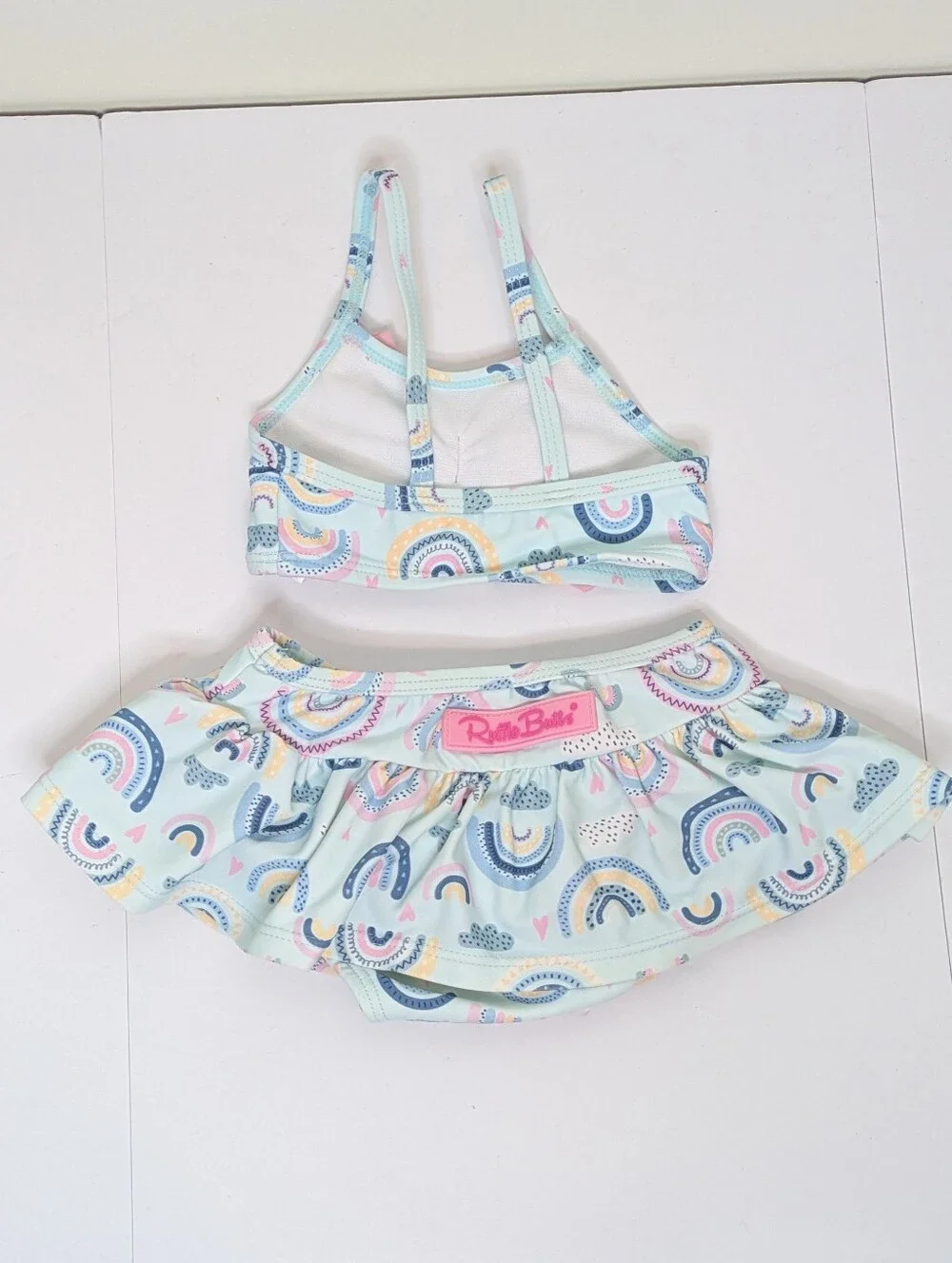 Ruffle Butts Rainbow 2 Piece Bikini 6-12m